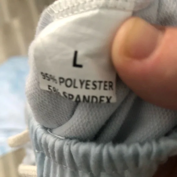 Tye-Die Lounge set size large, light blue and white - Picture 4 of 5